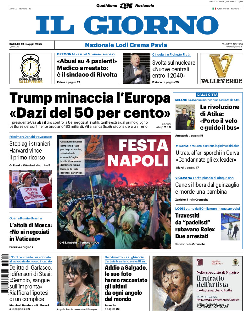 Prima-pagina-il giorno-edizione-di-oggi-20250524